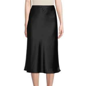 Renee C. Black Midi Skirt